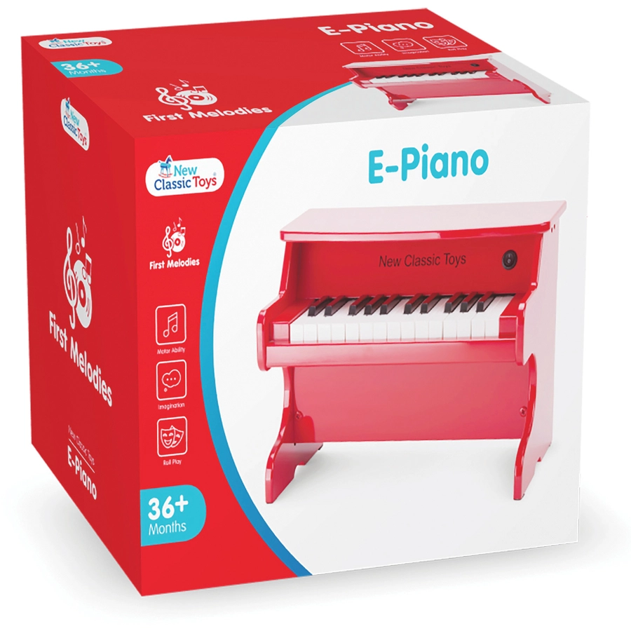 New Classic Toys E-Piano - Rot - 25 Tasten