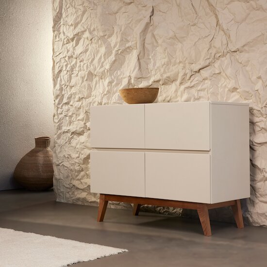 Trendy commode 4 tiroirs    Argile        de               Quax