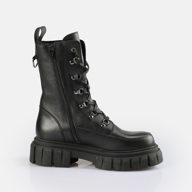Scape Laceup HI Warm Bottines, noir