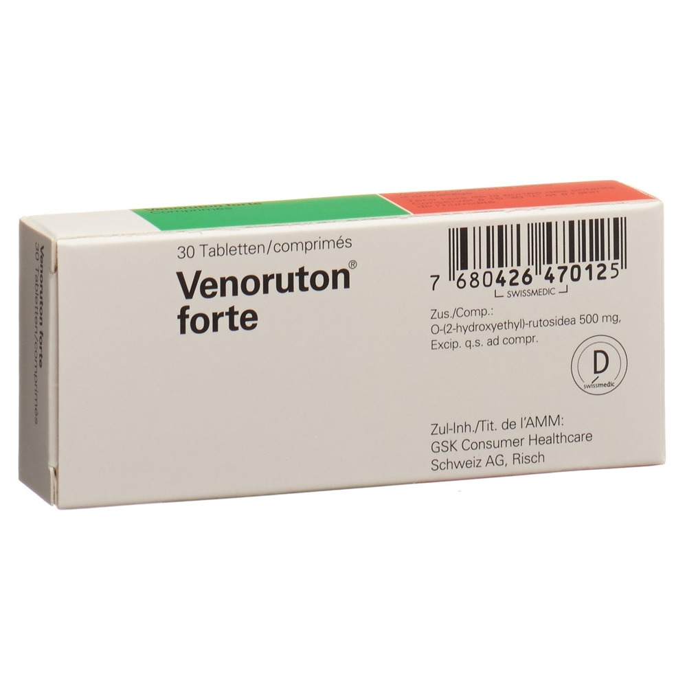 VENORUTON forte Tabl 500 mg Blist 30 Stk