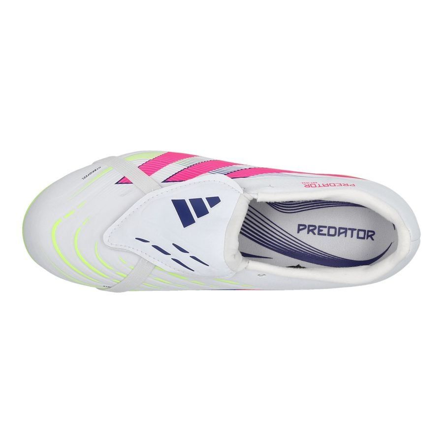 adidas Predator League Fold-over Tongue FG Celestial Victory - Blanc/Lucid Pink/Lucid Lemon Enfant