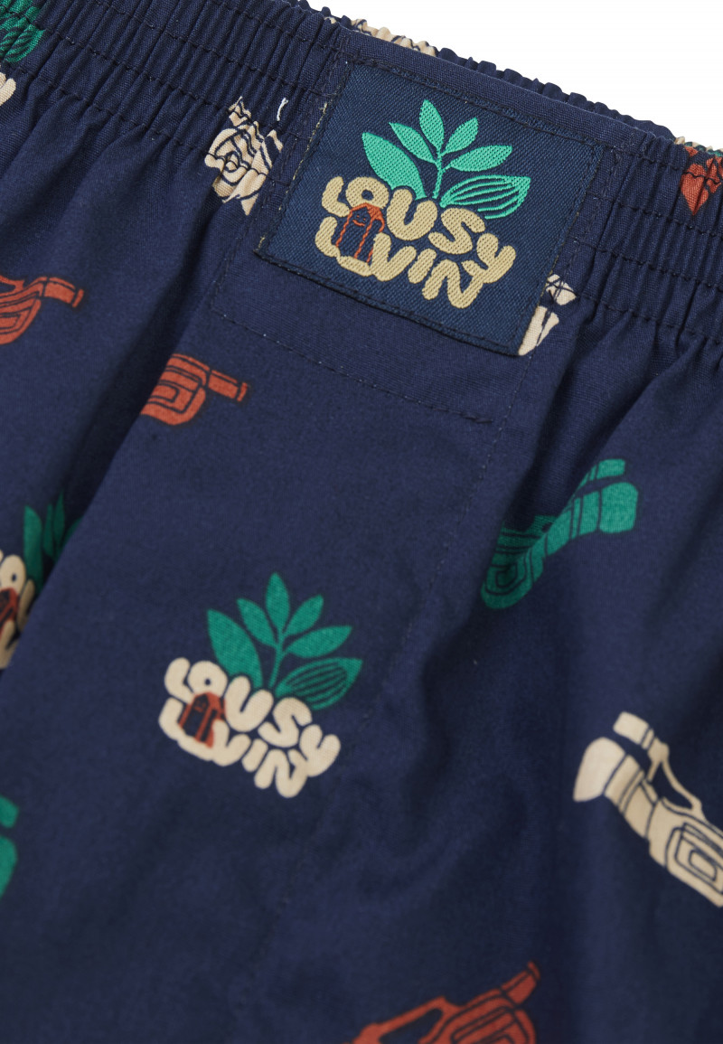 BOXERS LOUSY LIVIN - BLEU MARINE
