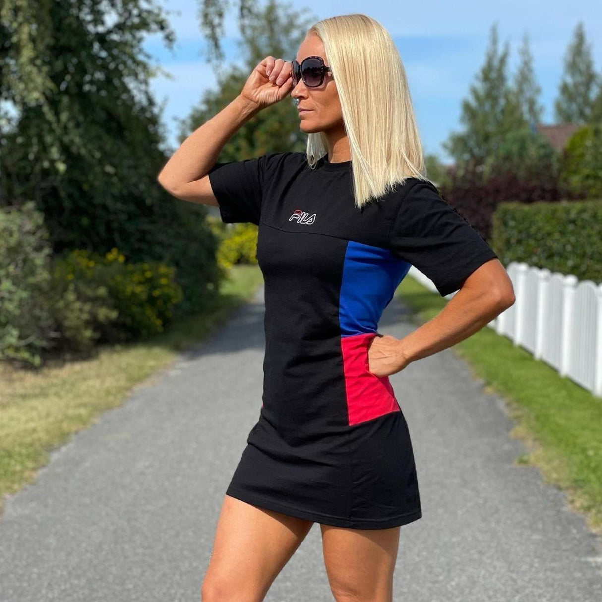 FILA<br>WOMEN JADYN blocked tee dress