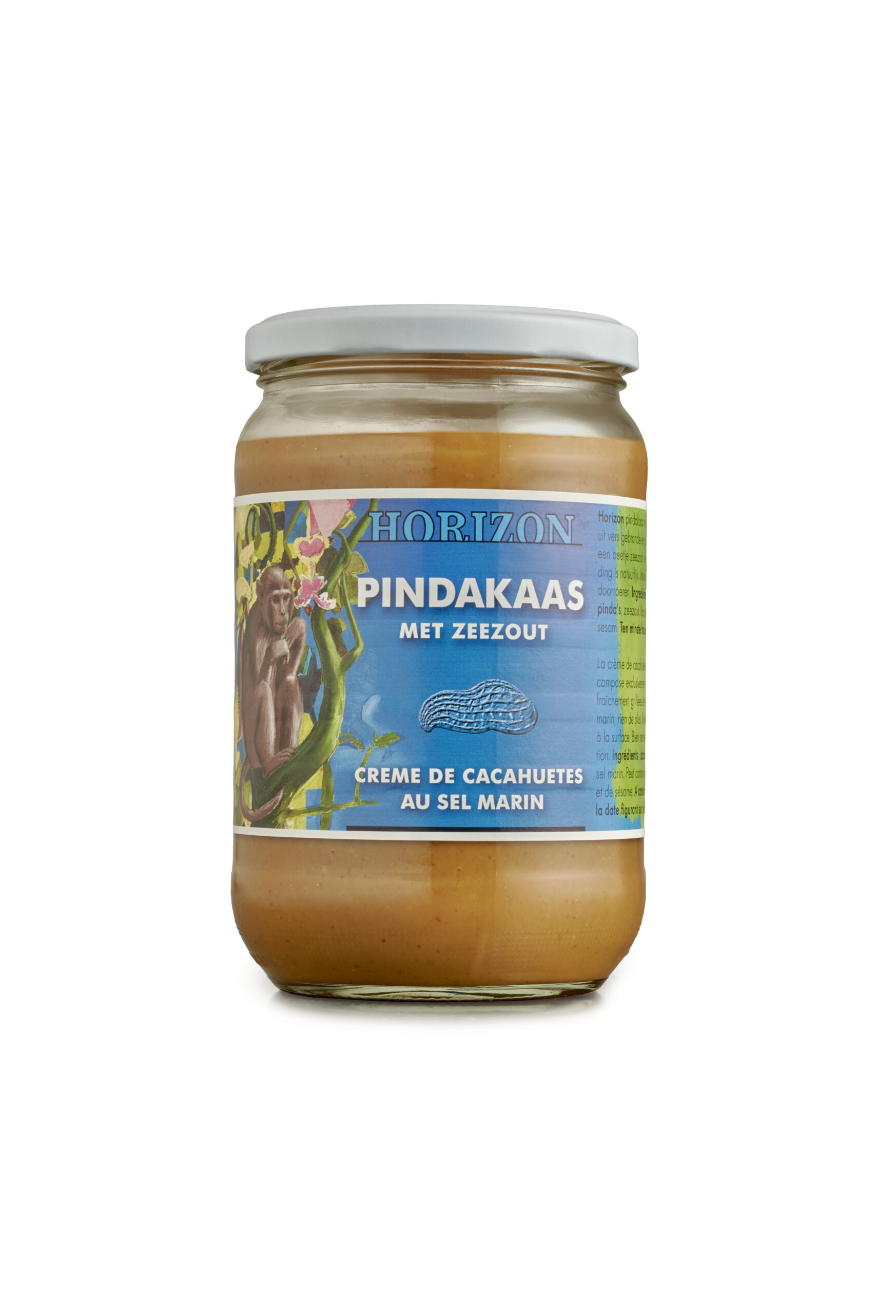 Horizon Pindakaas met zeezout eko bio (650 gr)