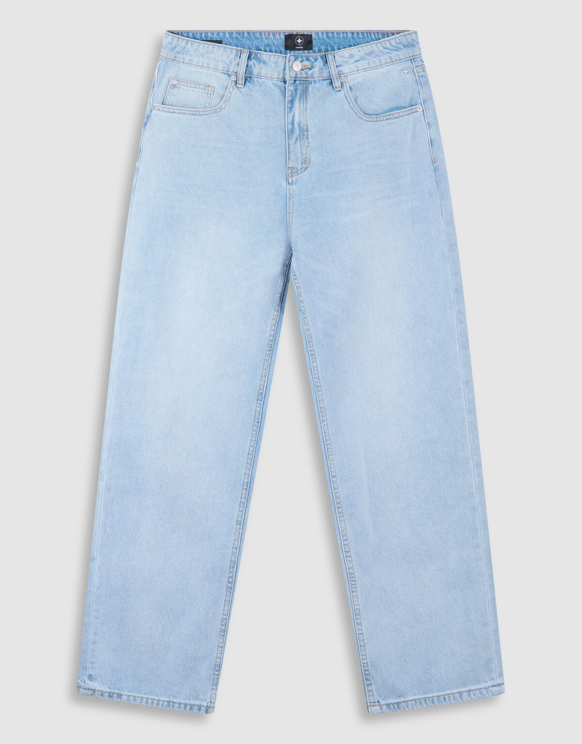 Baggy Fit Jeans Bleached L32
