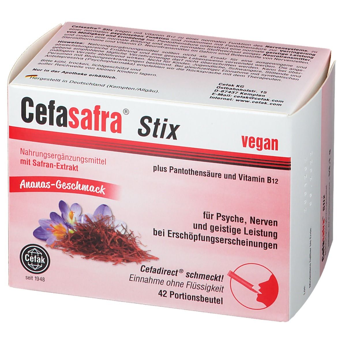 Cefasafra® Stix