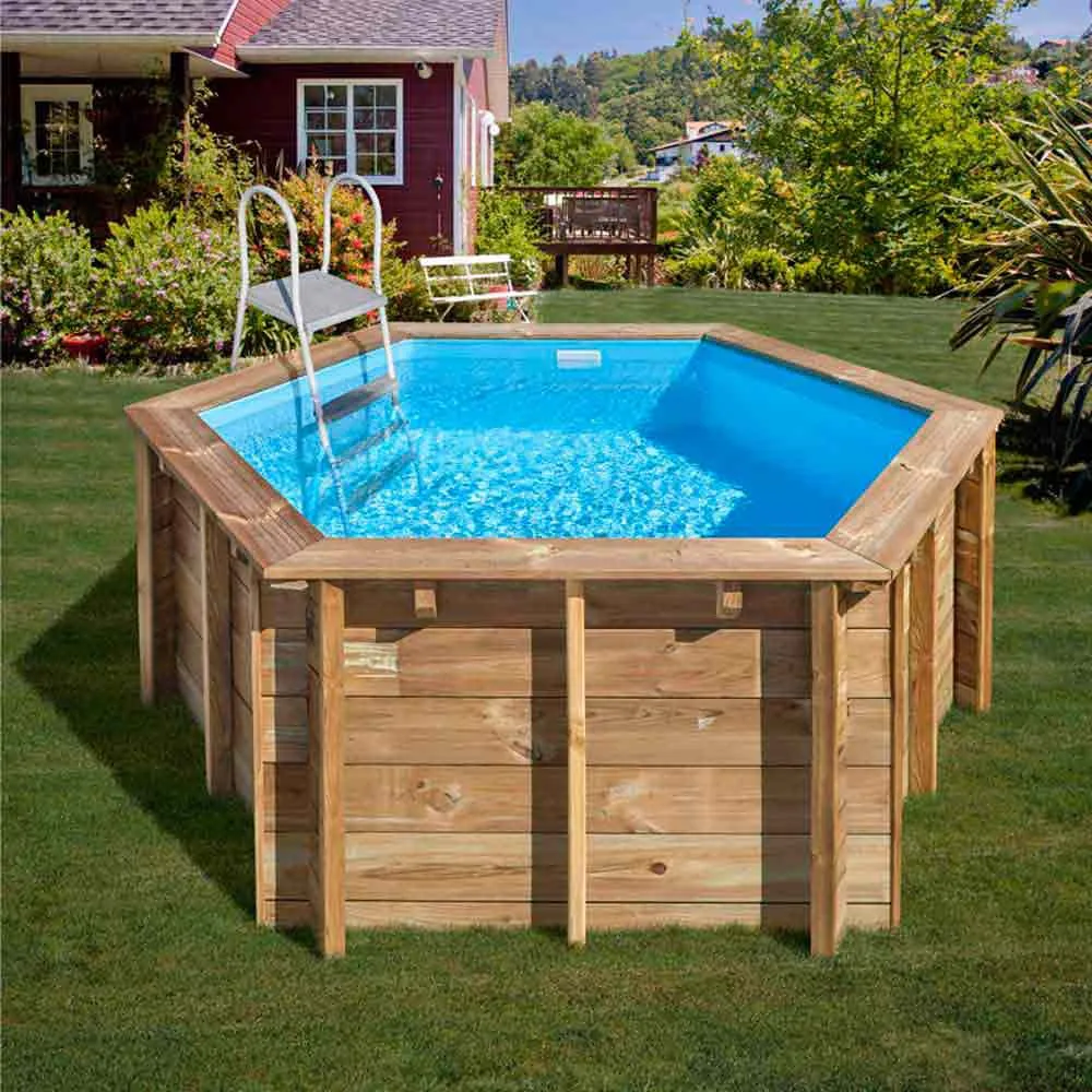 Gre pools Lili 2 Wood runder Pool 280x107 cm