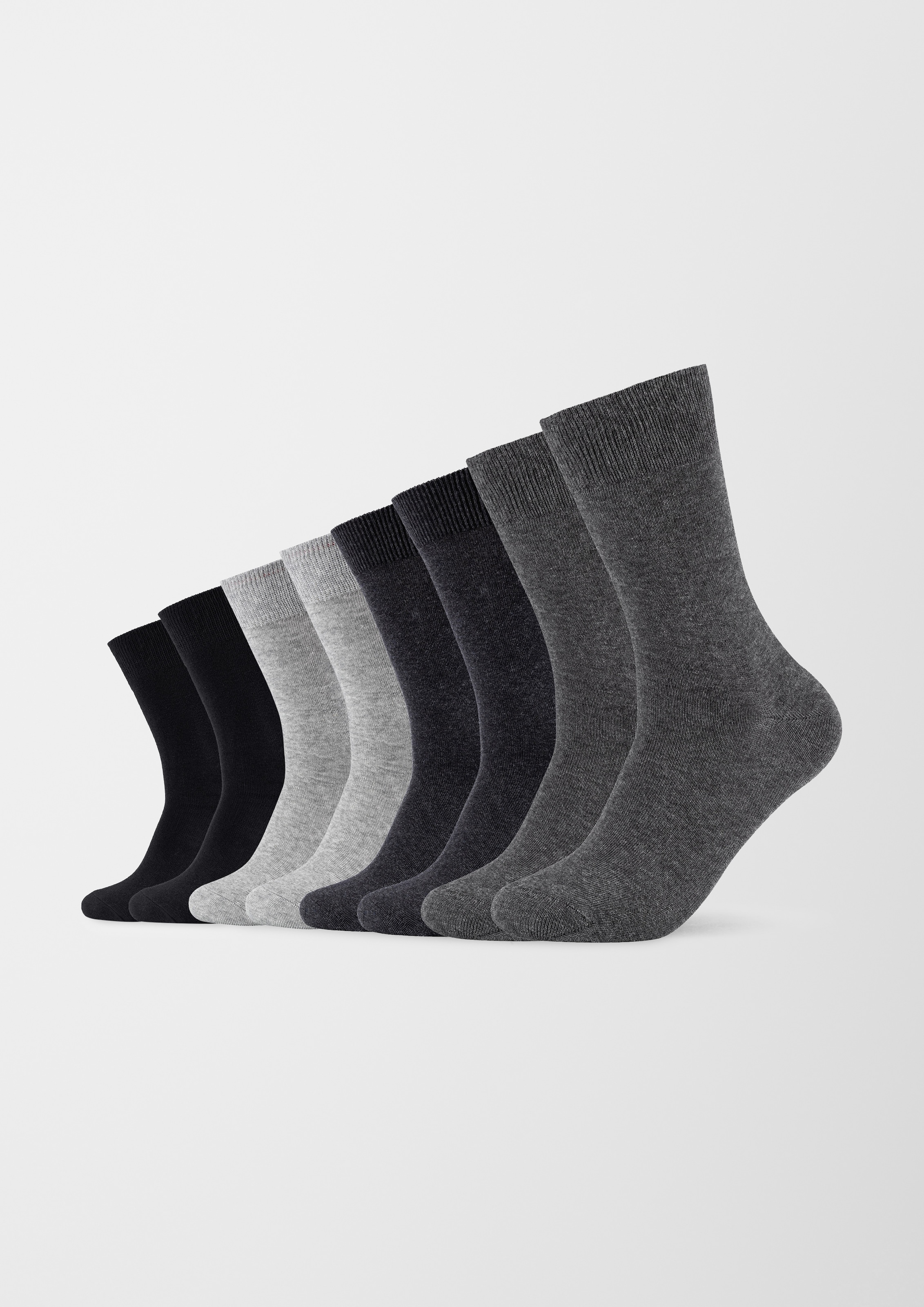 s.Oliver Socken »essentials« 8 Paar tlg. mit weichem Bund
