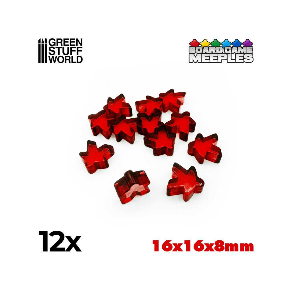 Set de 12 Meeples Transparents