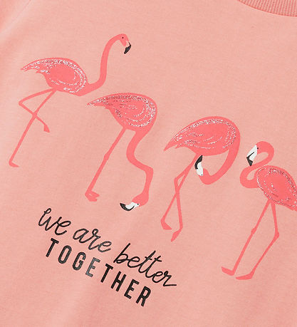 Name It T-shirt - NkfPfaimme - Peach Bud m. Print