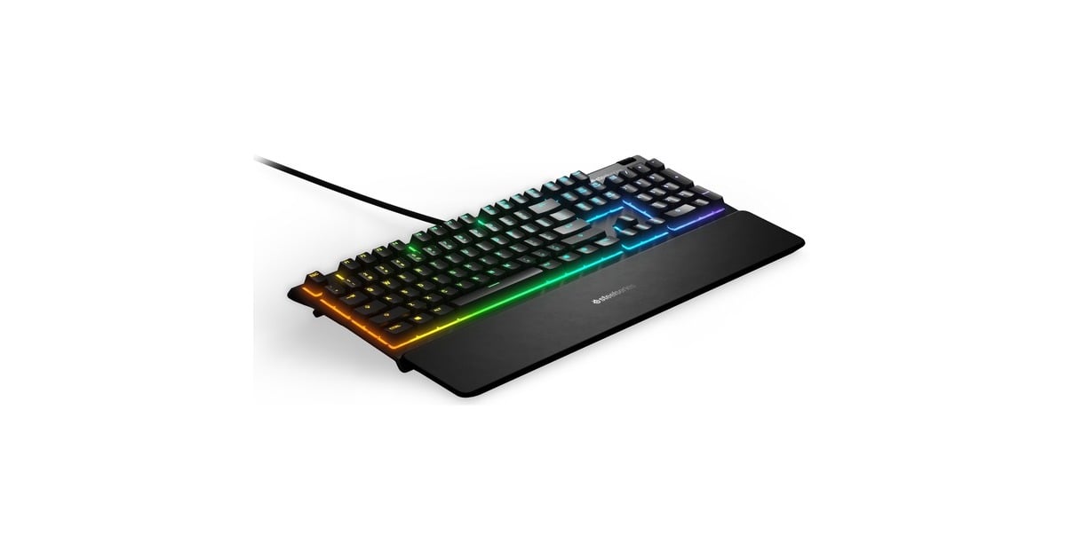 SteelSeriesApex 5, gaming toetsenbord  (Zwart, US lay-out, Hybrid Mechanical Blue, RGB leds)