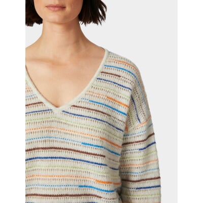 Damen-Strickpullover, Multicolor