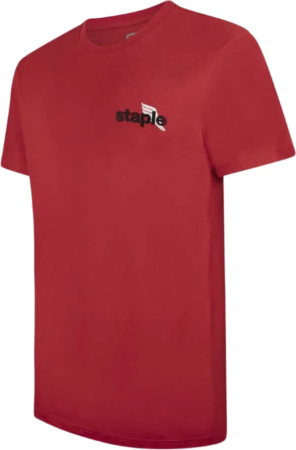 Staple x TAF STAPLE X TAF CIRCLE LOGO TEE Red