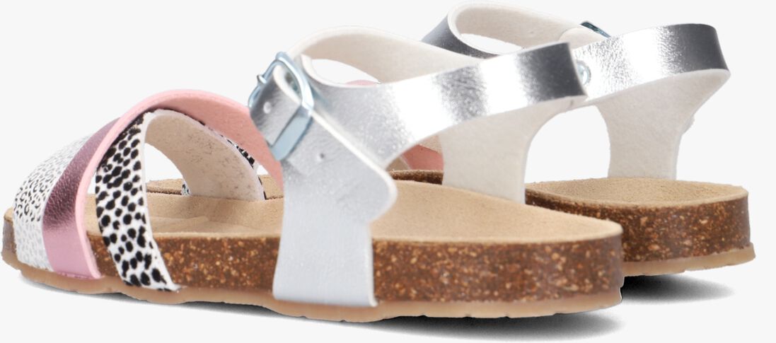 BRAQEEZ zilveren braqeez sandalen saar spain