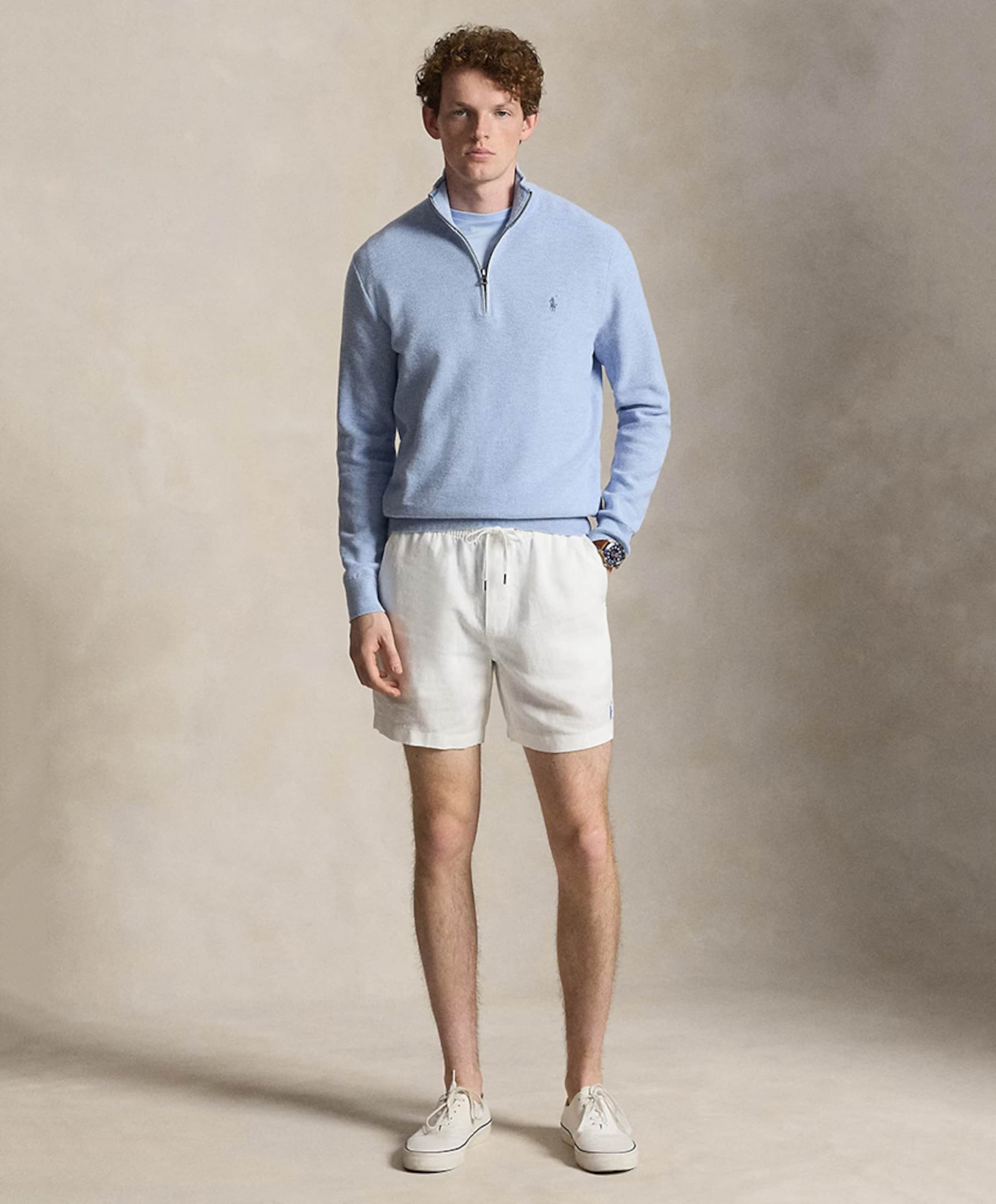 Ralph Lauren Heren trui met rits blauw