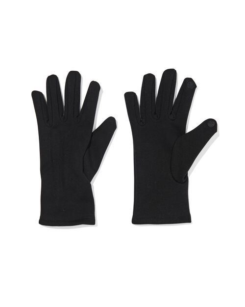 gants touchscreen noir