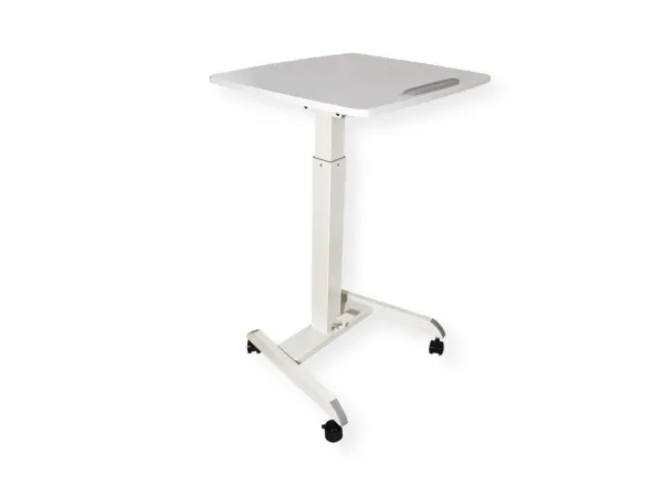 ROLINE PC-arbejdsbord, højdejusterbart, vipbart, hvidt (17.02.1548)