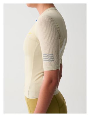 Maillot Manches Courtes Maap Evade Pro Base 2.0 Femme Beige