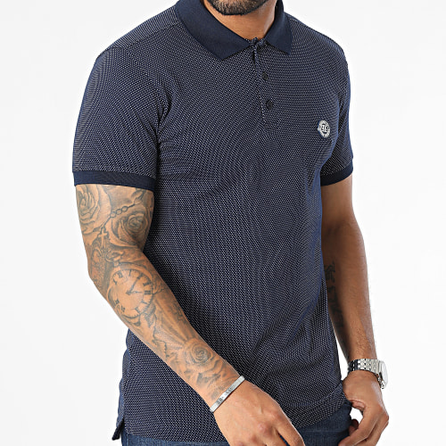 Polo Manches Courtes Baky Bleu Marine