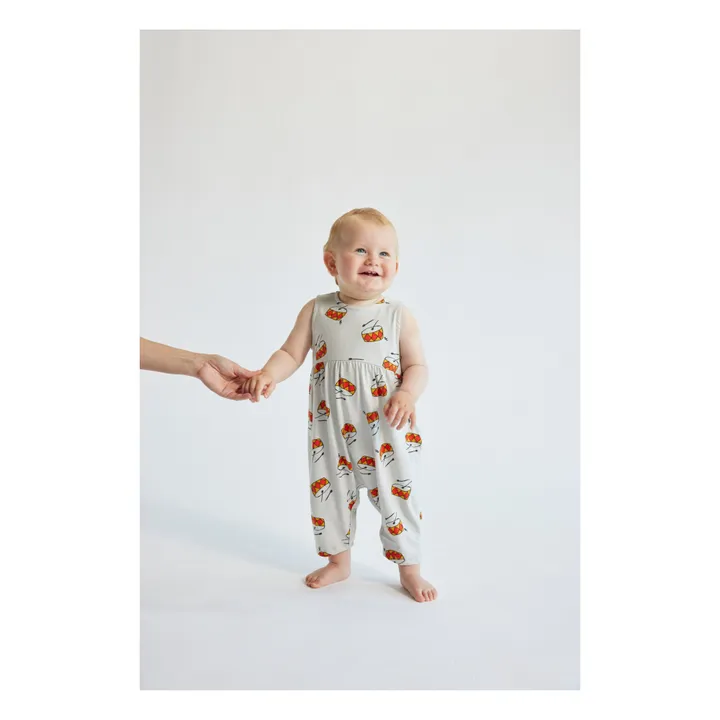 Bobo Choses Combinaison Coton Bio Tambours | Gris