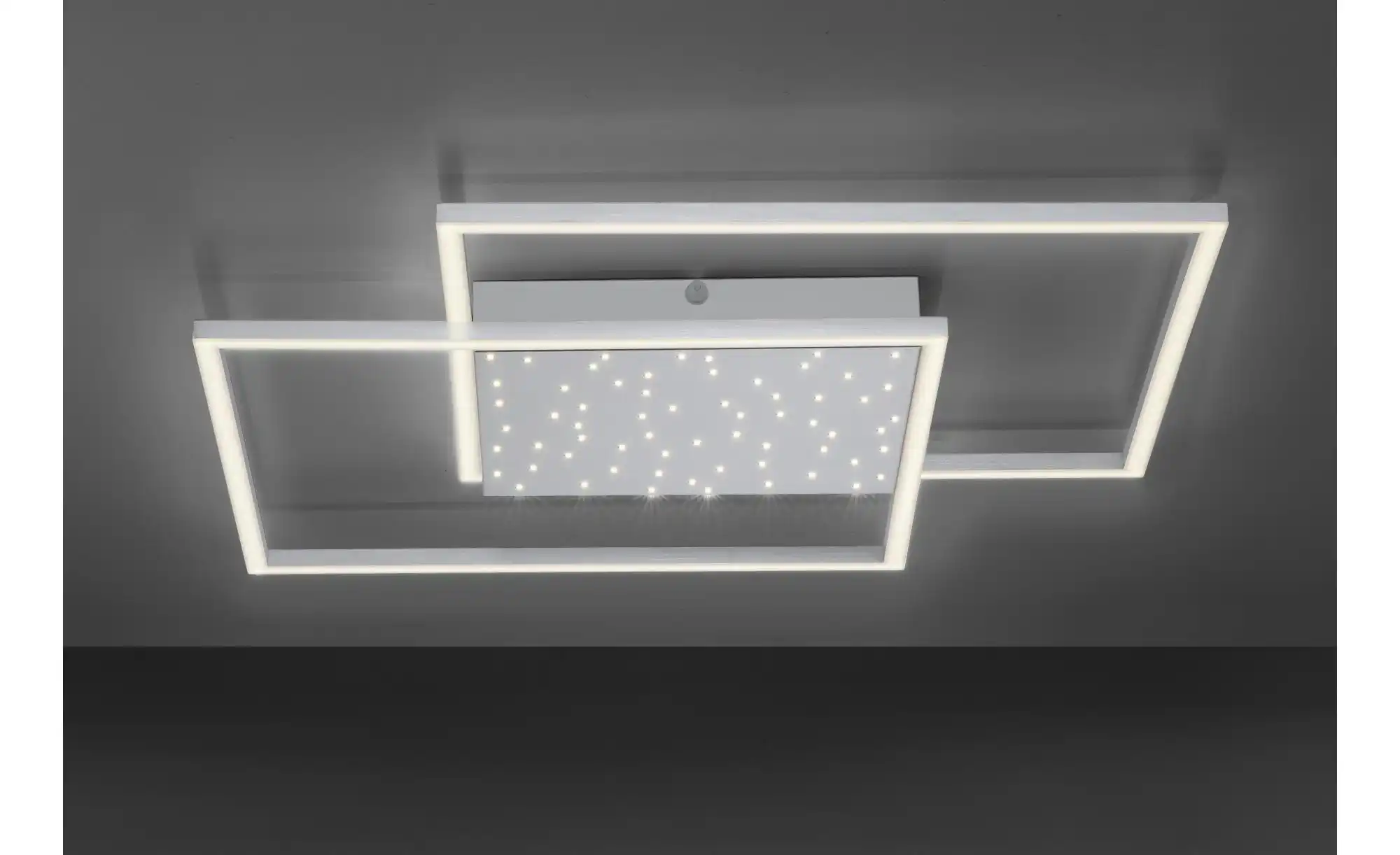 Paul Neuhaus LED-Deckenleuchte, Nickel-matt, mit Sternenhimmel