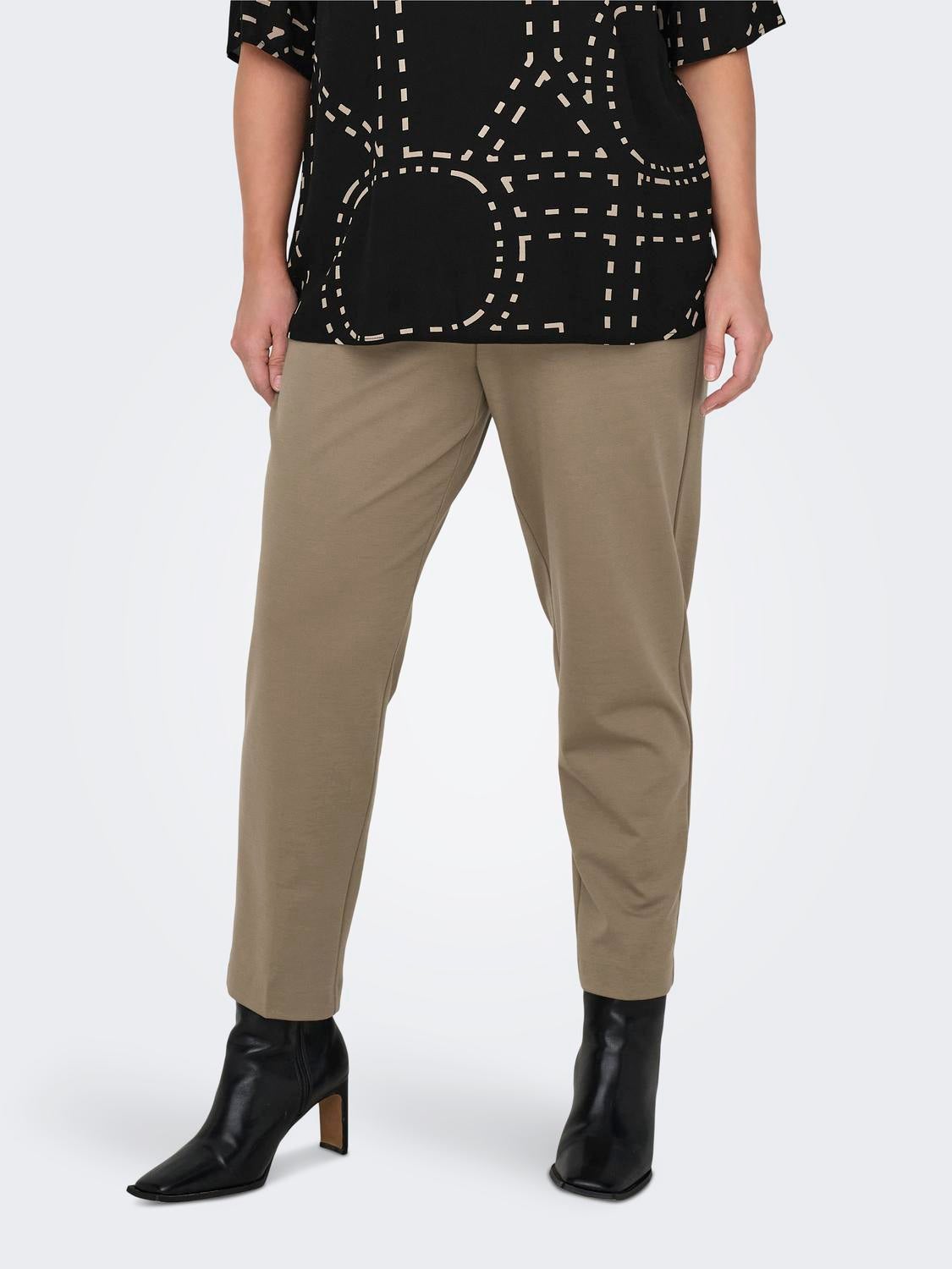 CARPEACH Hohe Taille Ausgestellt Hose Caribou