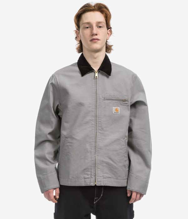 Carhartt WIP Detroit Organic Dearborn Jacke (yosemite black rinsed)