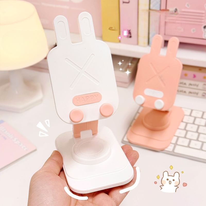 Yunikon - Rabbit Opvouwbare Telefoonstandaard / Draaibare Telefoonstandaard