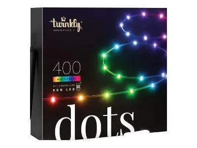 Twinkly Dots - Kædelys - LED - klasse G - RGB-lys - gennemsigtig