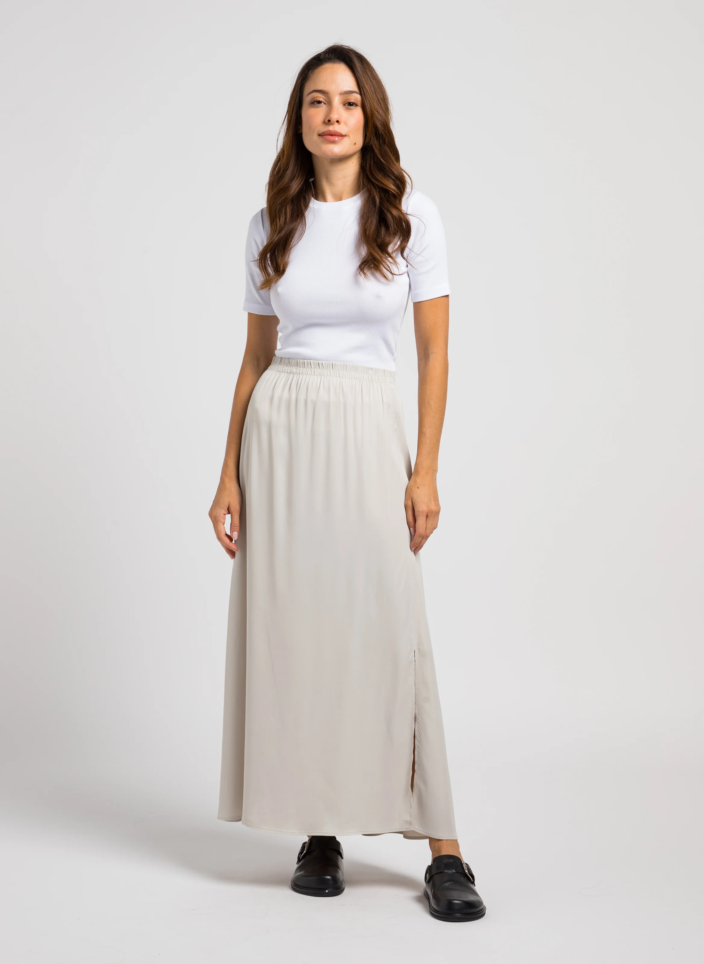 SAALEXO - Tee-shirt manches courtes en coton organique | Blanc