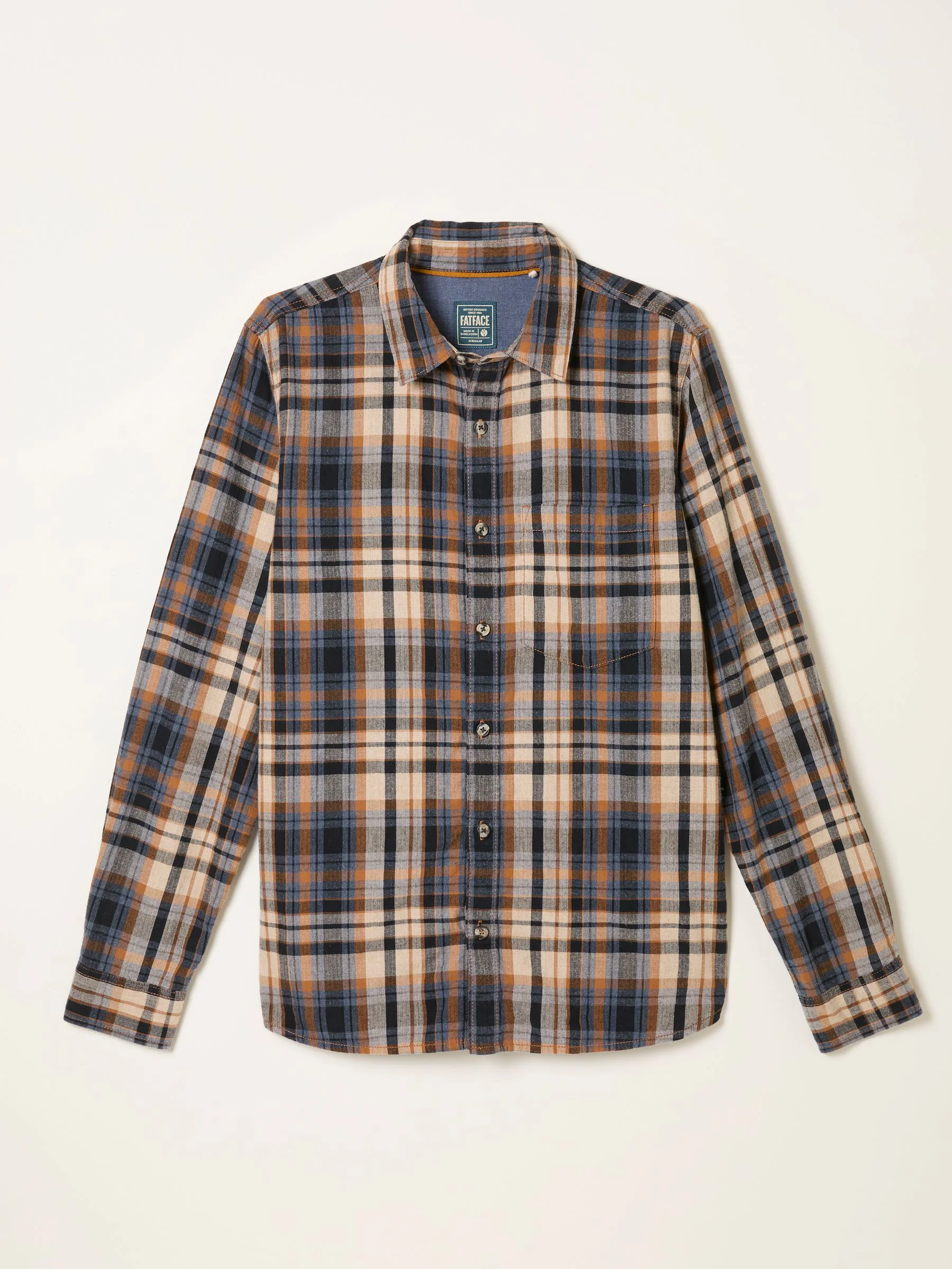 FatFace Long Sleeve Check Shirt