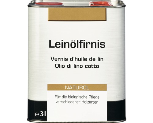 NEUTRALE Lijnolie Vernis, kleurloos, 3 l
