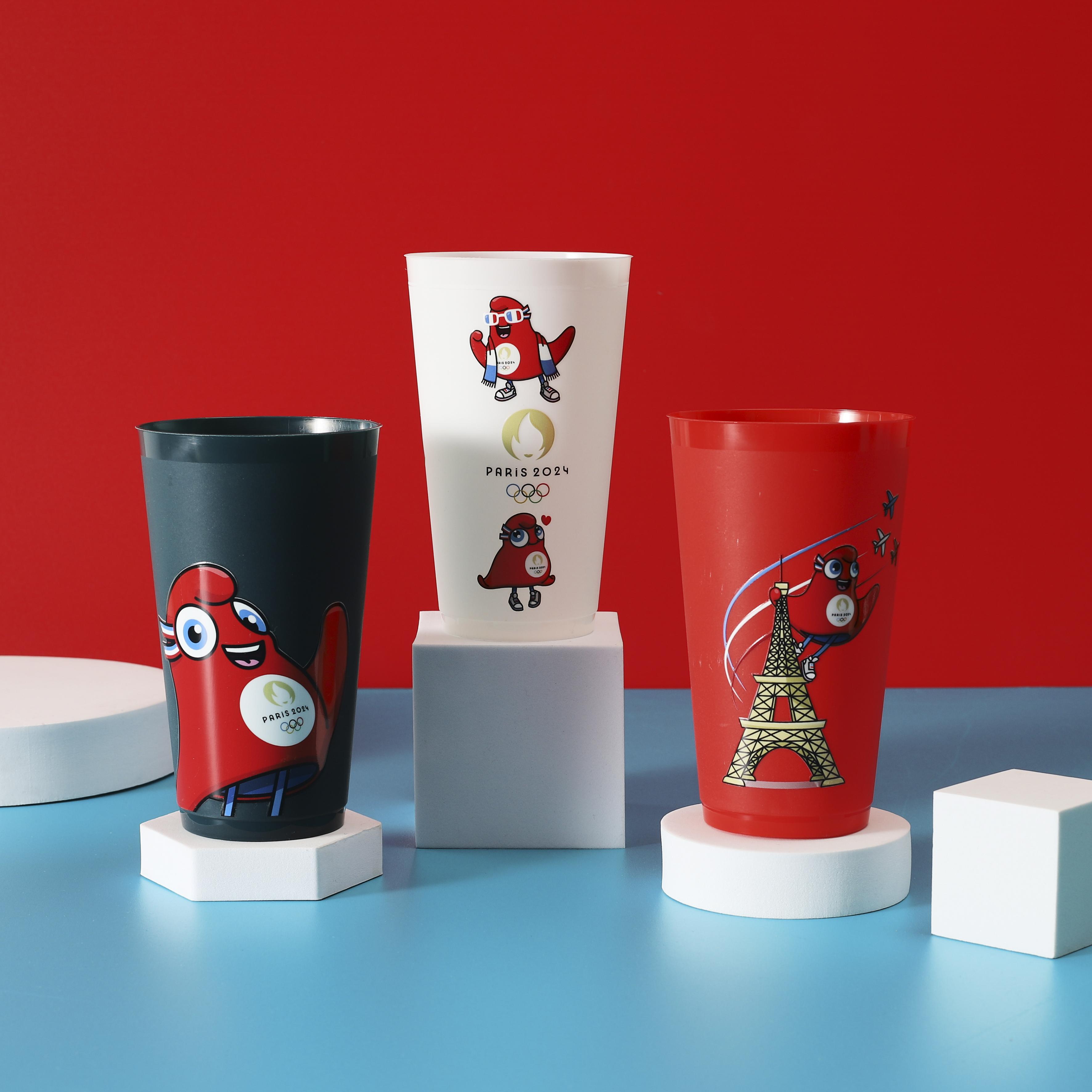 GOBELET REUTILISABLE MASCOTTE TRILOGIE 65CL