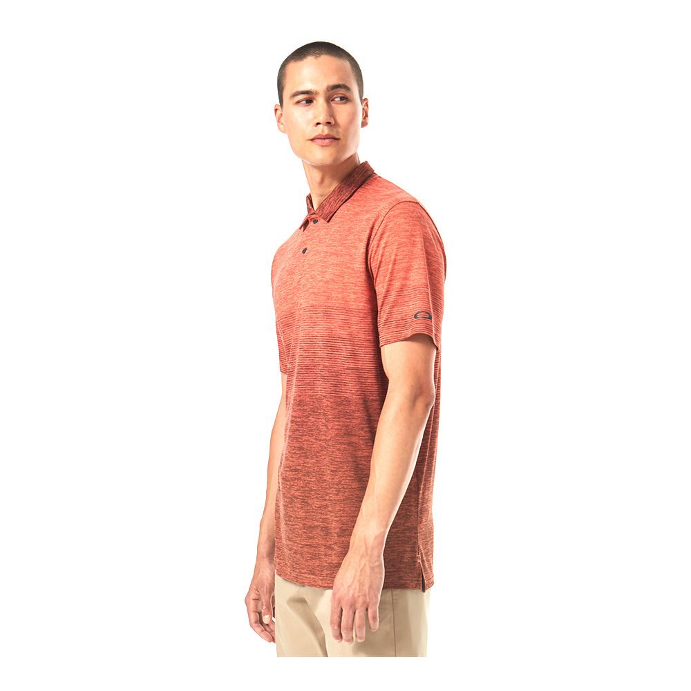 Oakley AGAINST GRAIN - Polo Homme sunset hthr