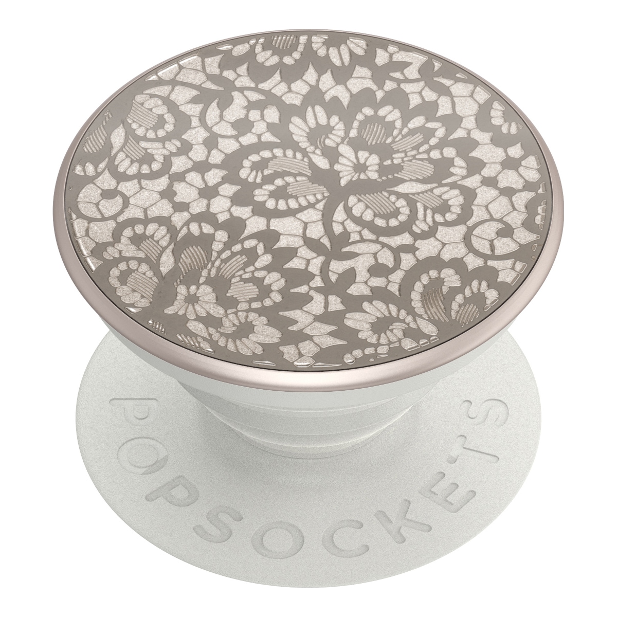 Popsockets Luxe grep til mobile enheter (lasercut metal floral lace)