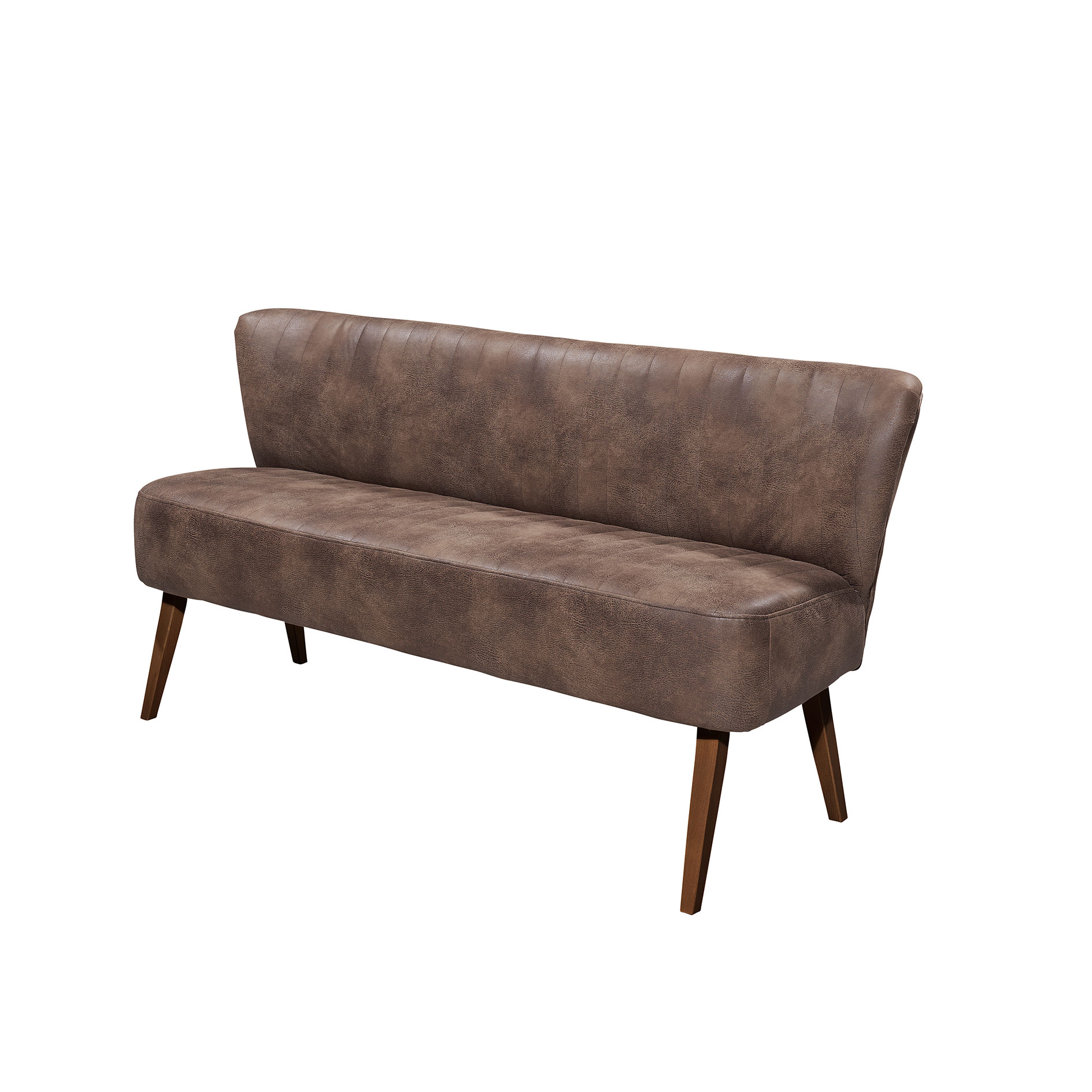 Bank - dunkelbraun - Massivholz - 182 cm