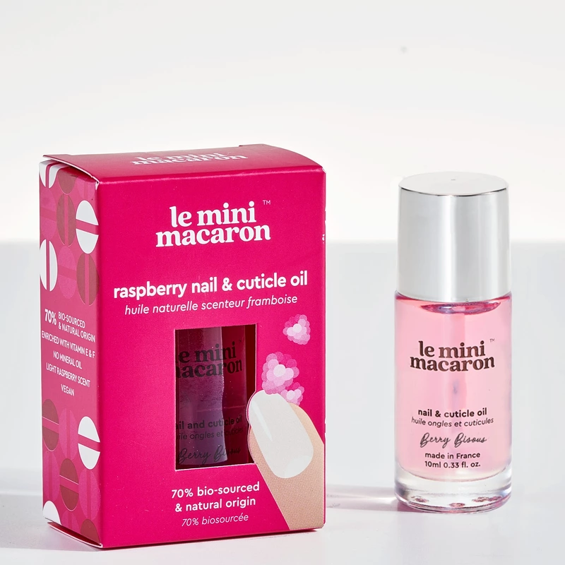 Le Mini Macaron Nail & Cuticle Oil 10 ml - Berry Bisous