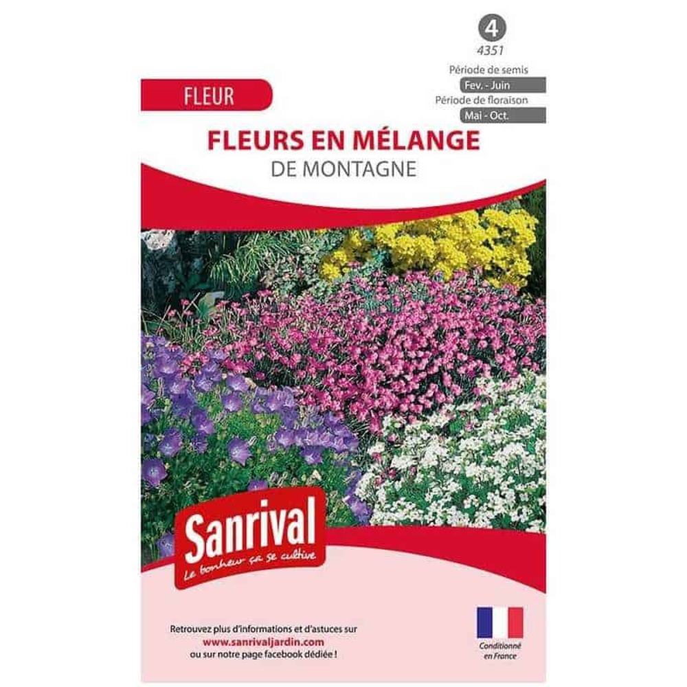 Mélange de fleurs de montagne