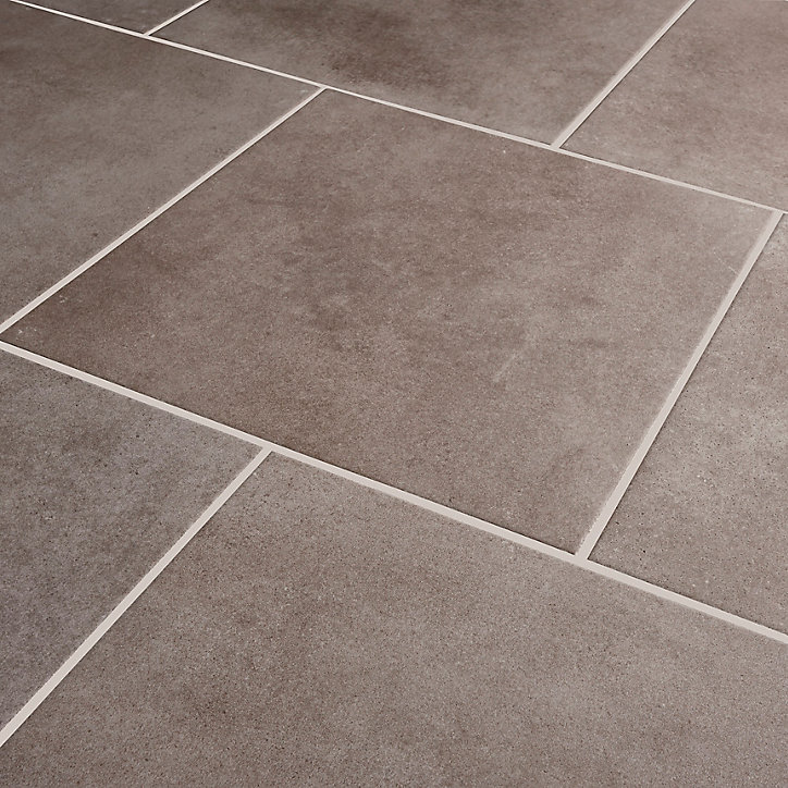 Carrelage sol gris 42,6 x 42,6 cm Konkrete