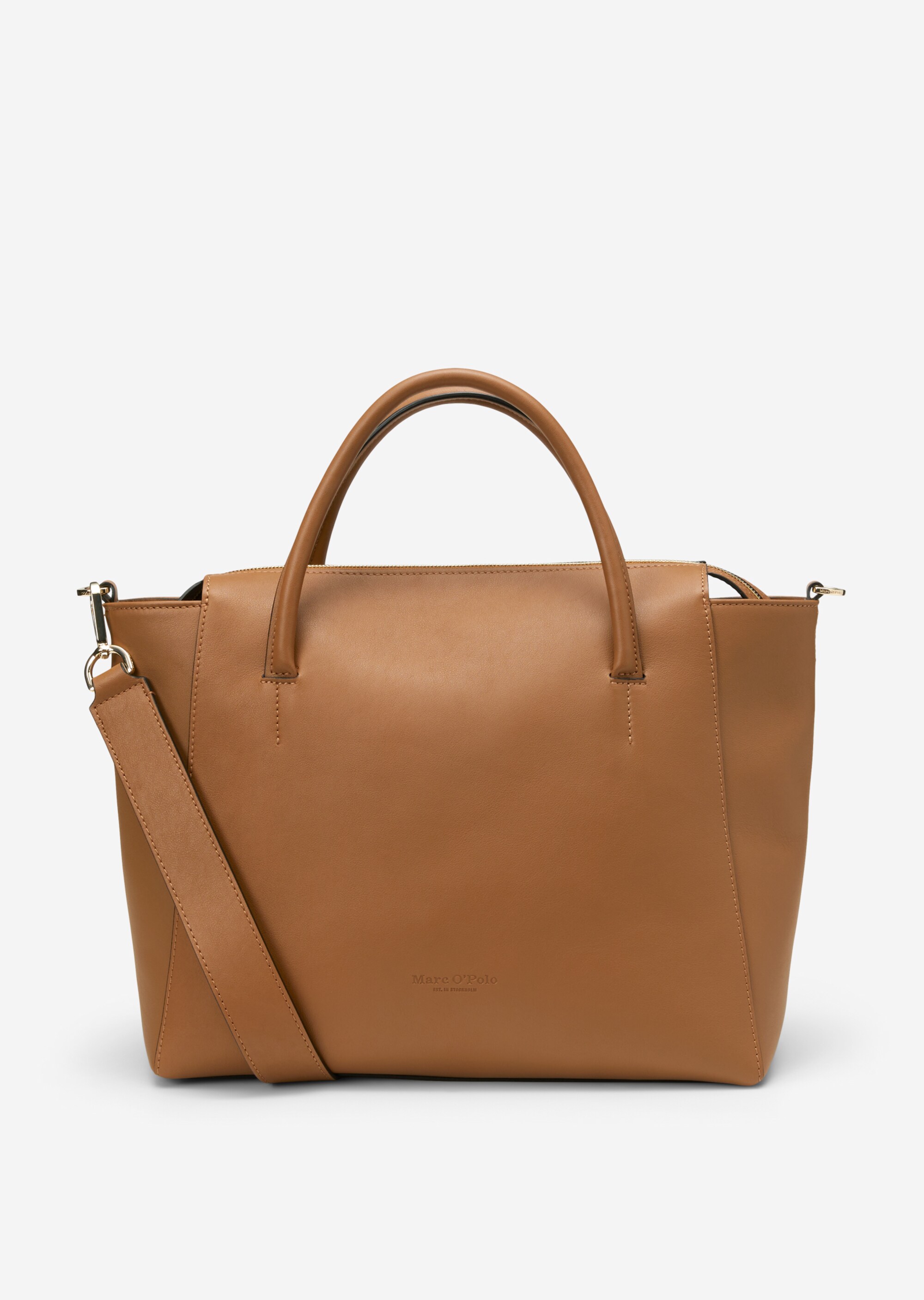 Shopper medium aus softem Veloursleder