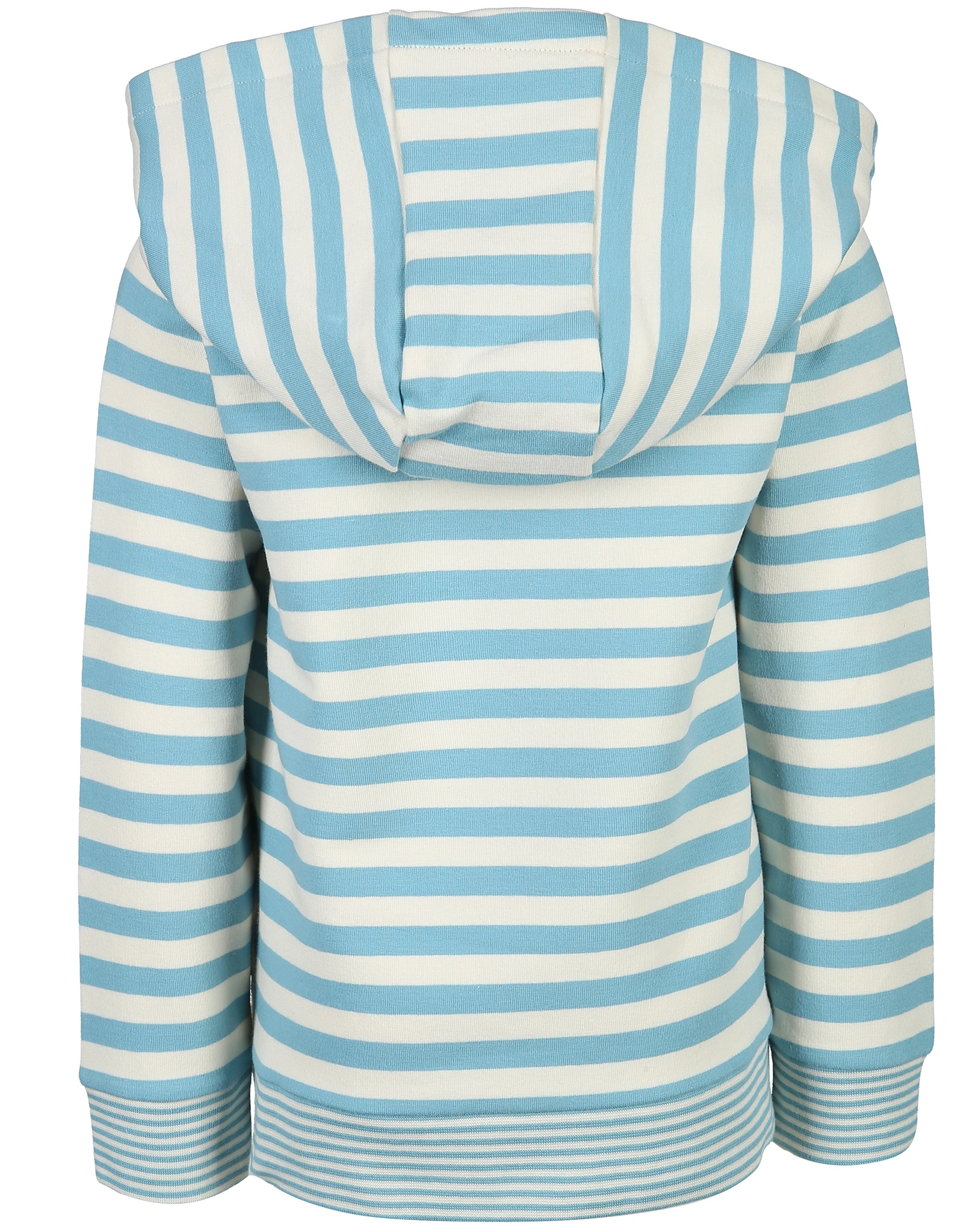 Kapuzen-Sweatshirt DRAGON'S FIRE STRIPED in delphinium blue