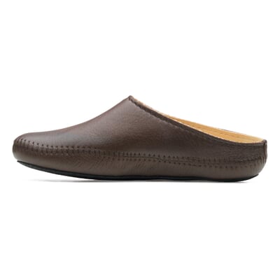 Unisex-Hausschuh Rindleder, Braun