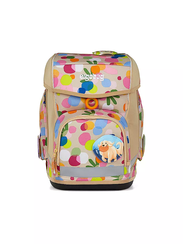 ERGOBAG Schultasche Set 5tlg CUBO Flower PowBär bunt
