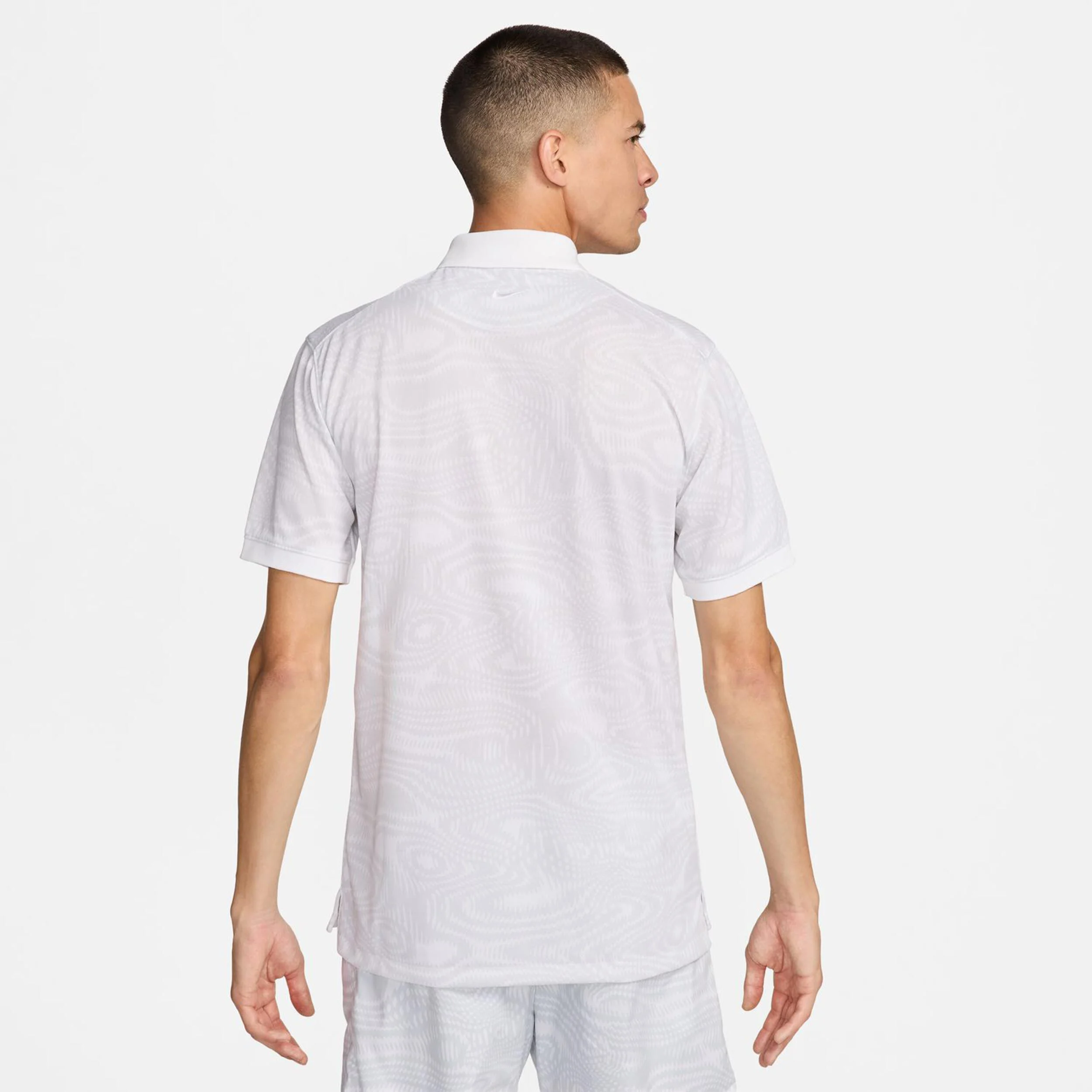 Nike Dri-Fit Heritage Polo Hommes - Blanc