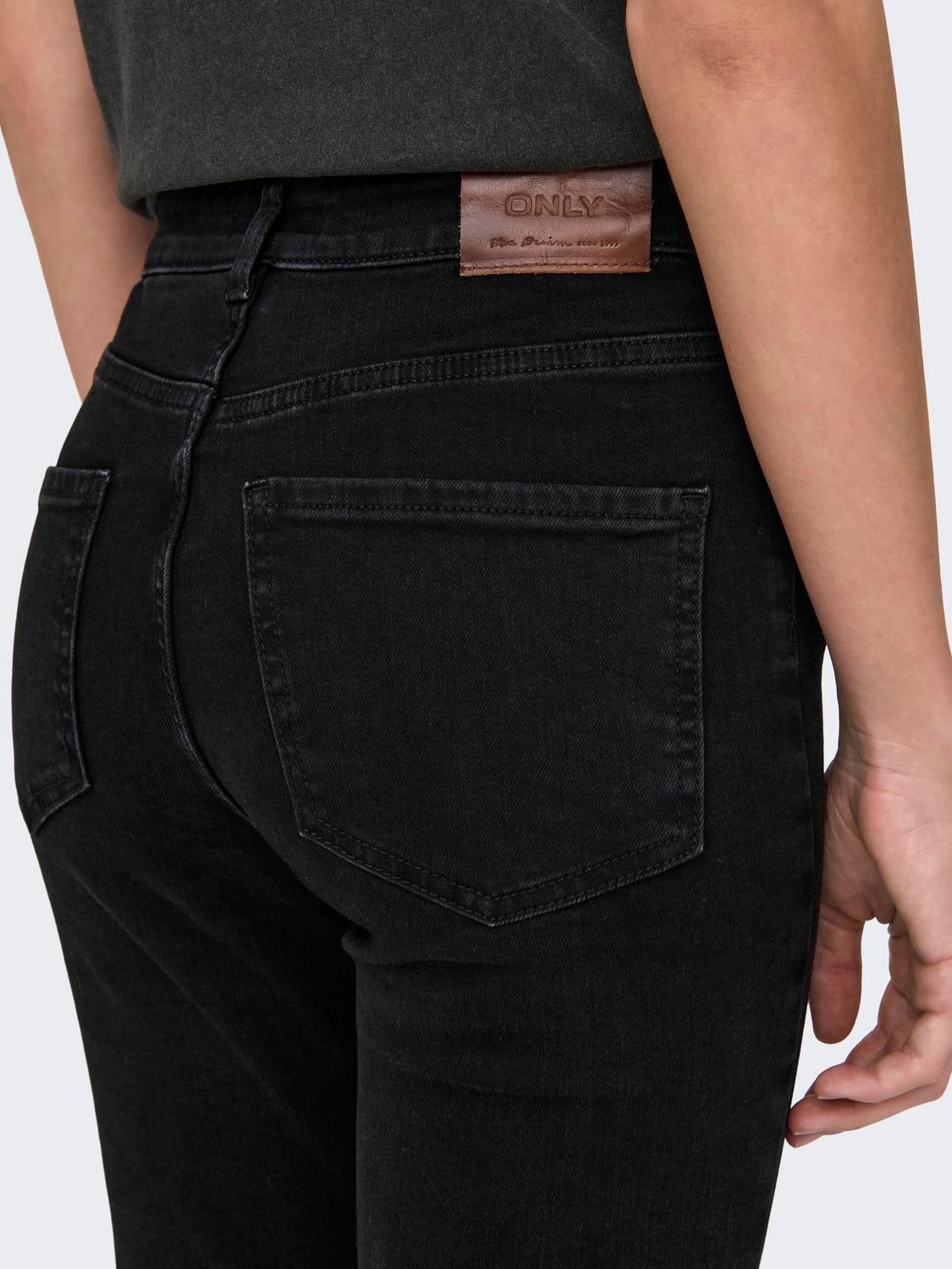 ONLBOBBY Mittlere Taille Skinny Fit Jeans Black