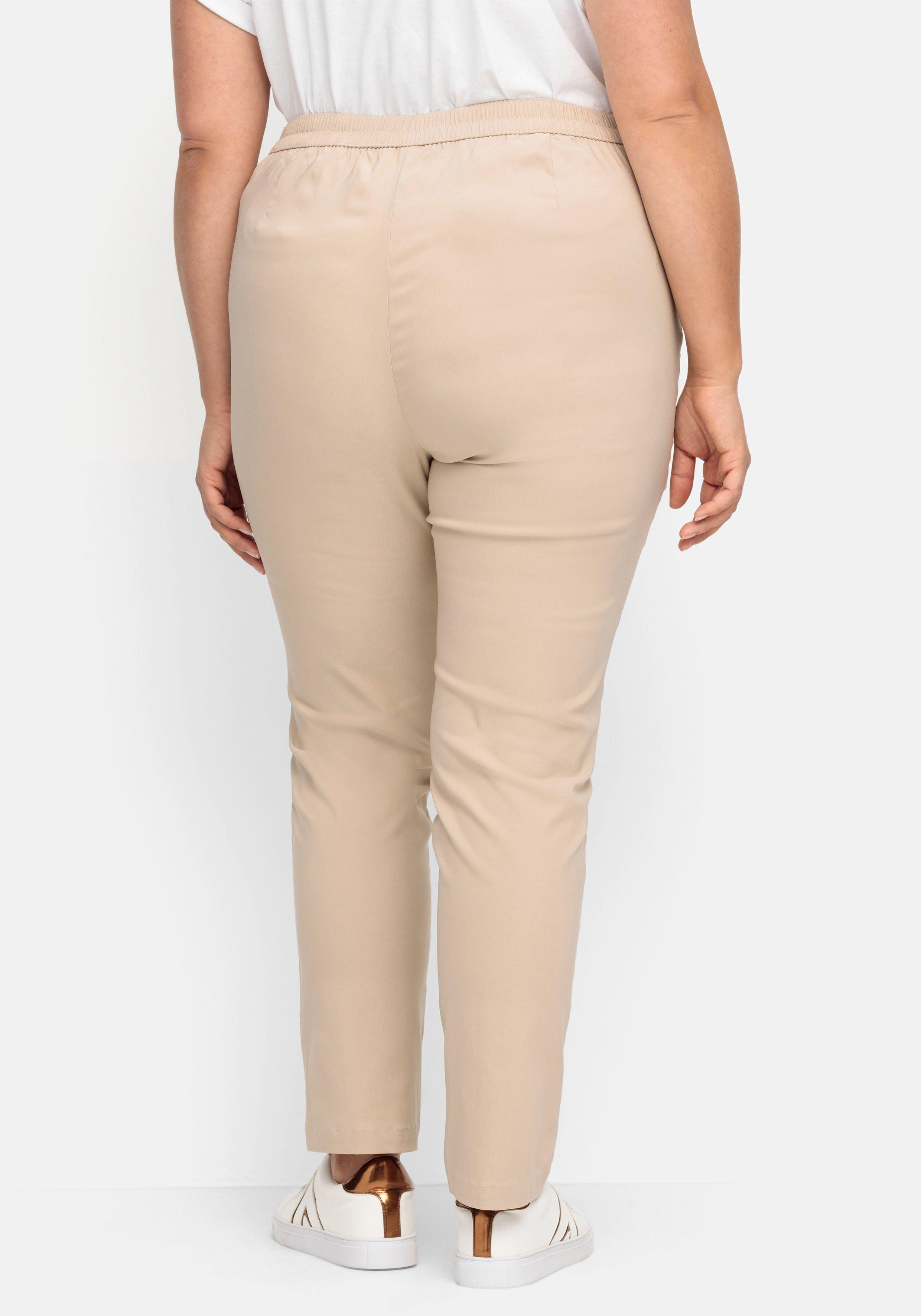 Gerade Bengalinhose mit schmalem Bein