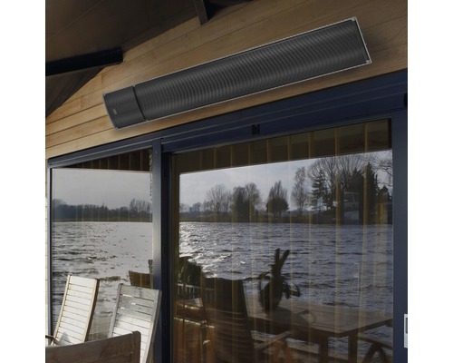 Eurom Outdoor RC 1800 Watt infrarood terrasverwarmer inclusief afstandsbediening