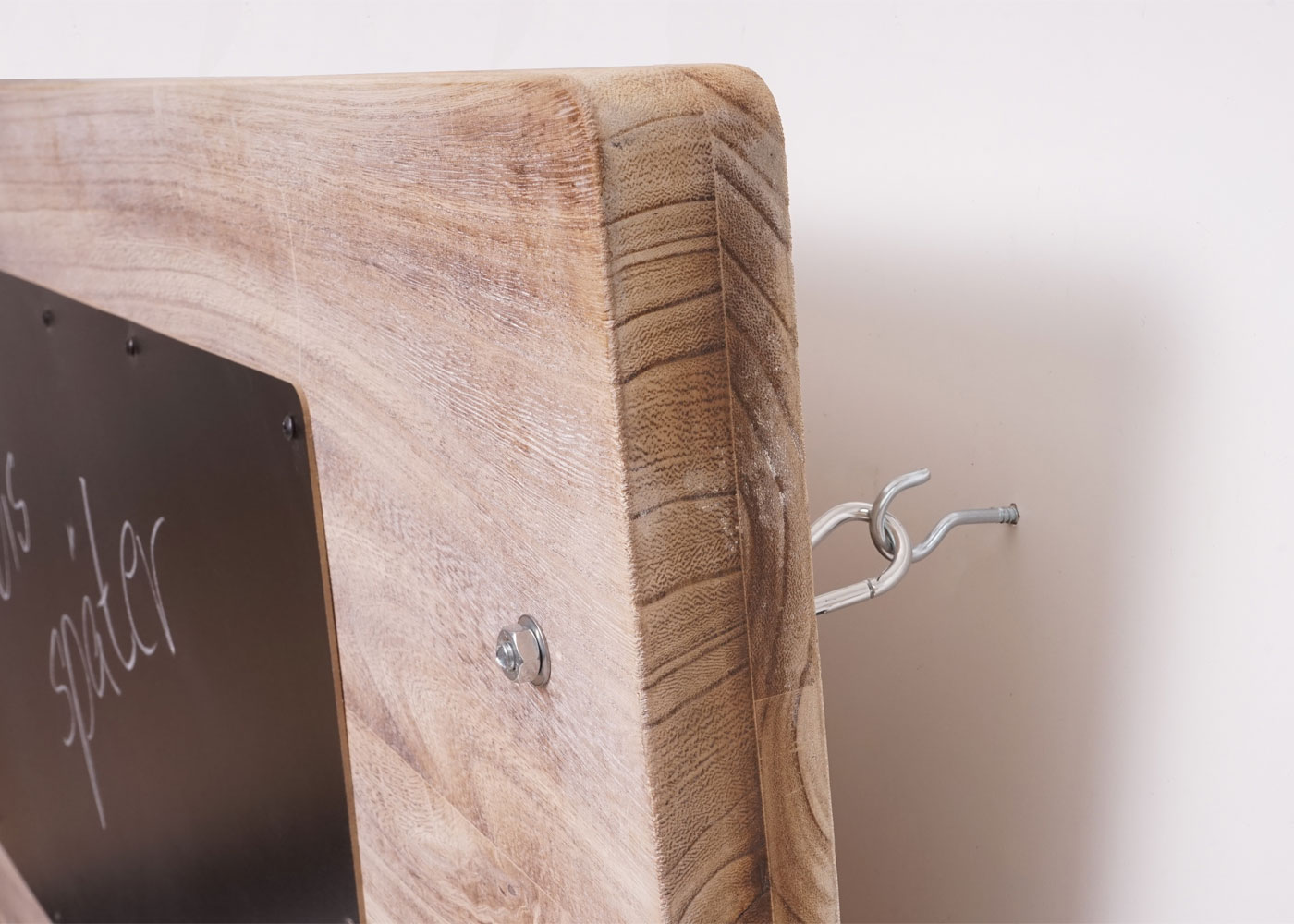 Wandtisch MCW-H48, Wandklapptisch Wandregal Tisch mit Tafel, klappbar Massiv-Holz ~ 120x60cm