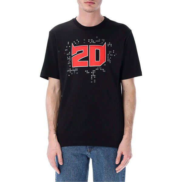 Fabio Quartararo - T-shirt FQ20 N°1 Noir / Rouge