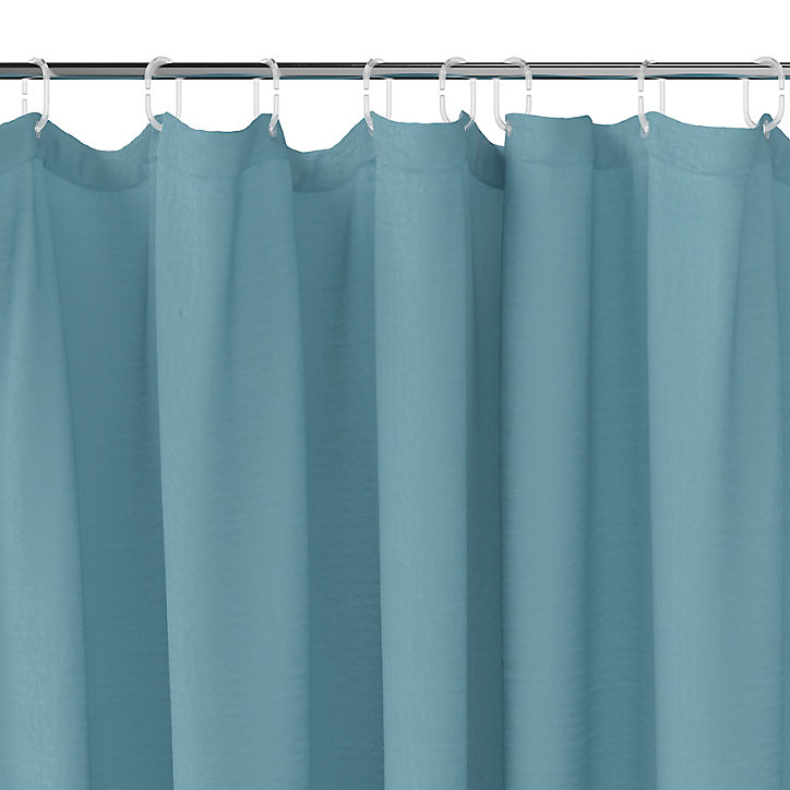 Rideau de douche bleu cascade Kina 180 x 200 cm GoodHome